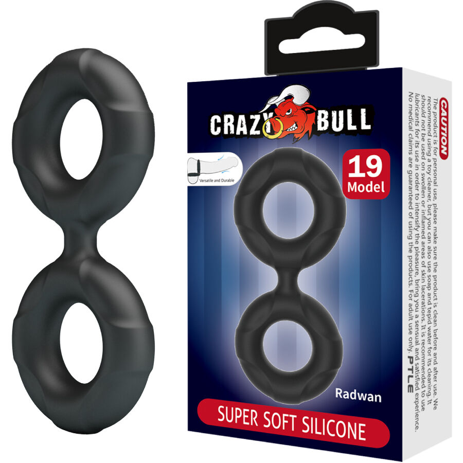 Double bague de contention en silicone ajustable — CRAZY BULL