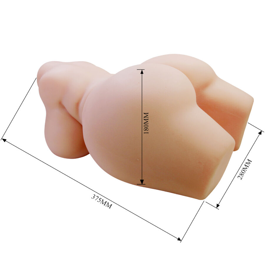 Ultra-Realistic Female Torso with Dual Stimulation — CRAZY BULL