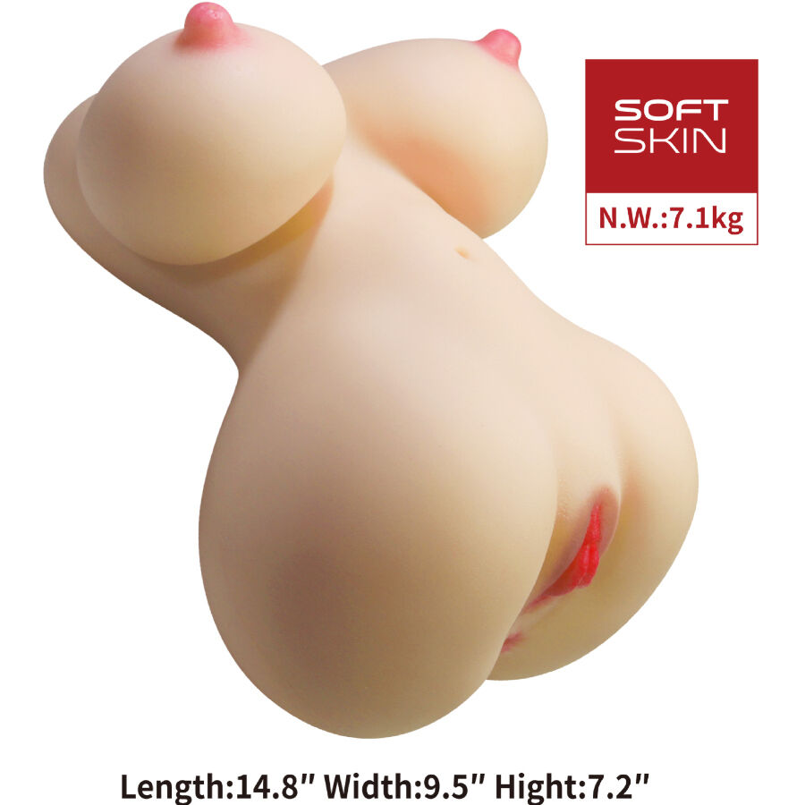 Ultra-Realistic Female Torso with Dual Orifices — CRAZY BULL