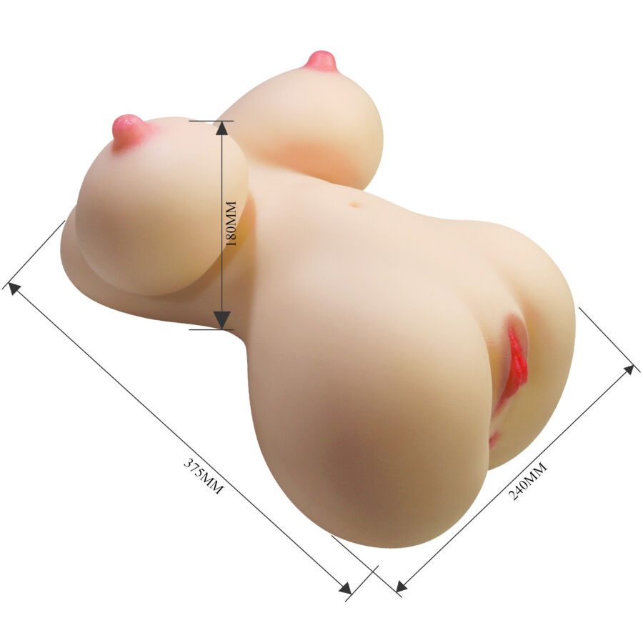 Ultra-Realistic Female Torso with Dual Orifices — CRAZY BULL