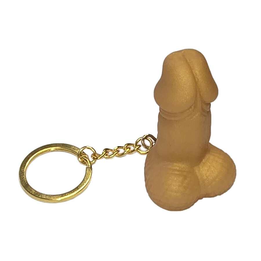 Porte-clés sifflet coquin en or — Diablo Picante