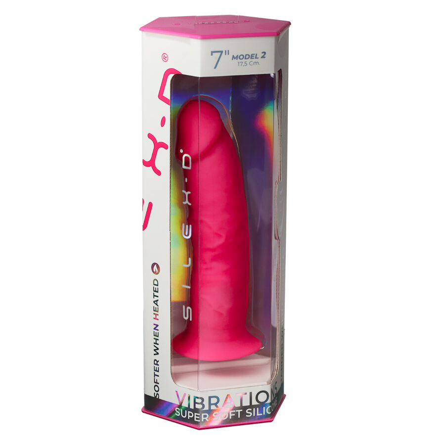 Pénis réaliste vibrant rose modèle 2 avec télécommande — SILEXD