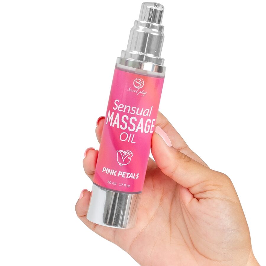 Huile de massage sensuelle aux pétales de rose — SECRETPLAY COSMETIC