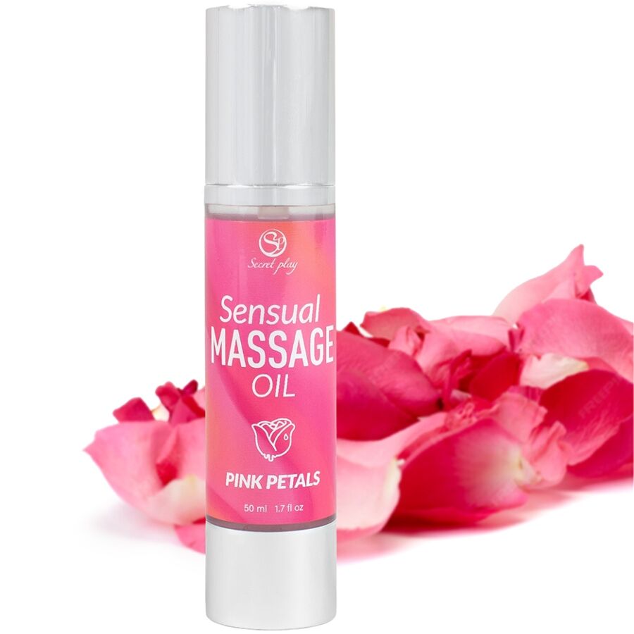 Huile de massage sensuelle aux pétales de rose — SECRETPLAY COSMETIC