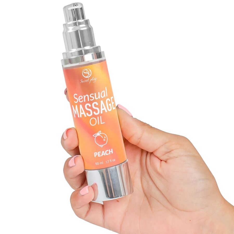Huile de massage à la pêche — SECRETPLAY COSMETIC