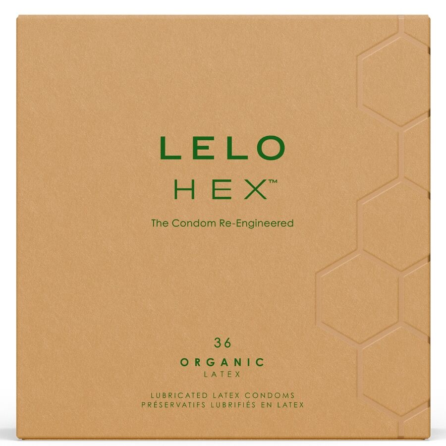 Boîte de préservatifs biologiques hexagonaux — LELO