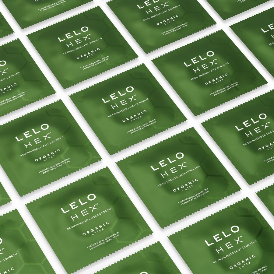 Boîte de préservatifs biologiques hexagonaux — LELO