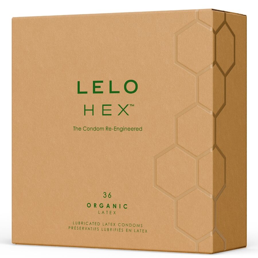 Boîte de préservatifs biologiques hexagonaux — LELO