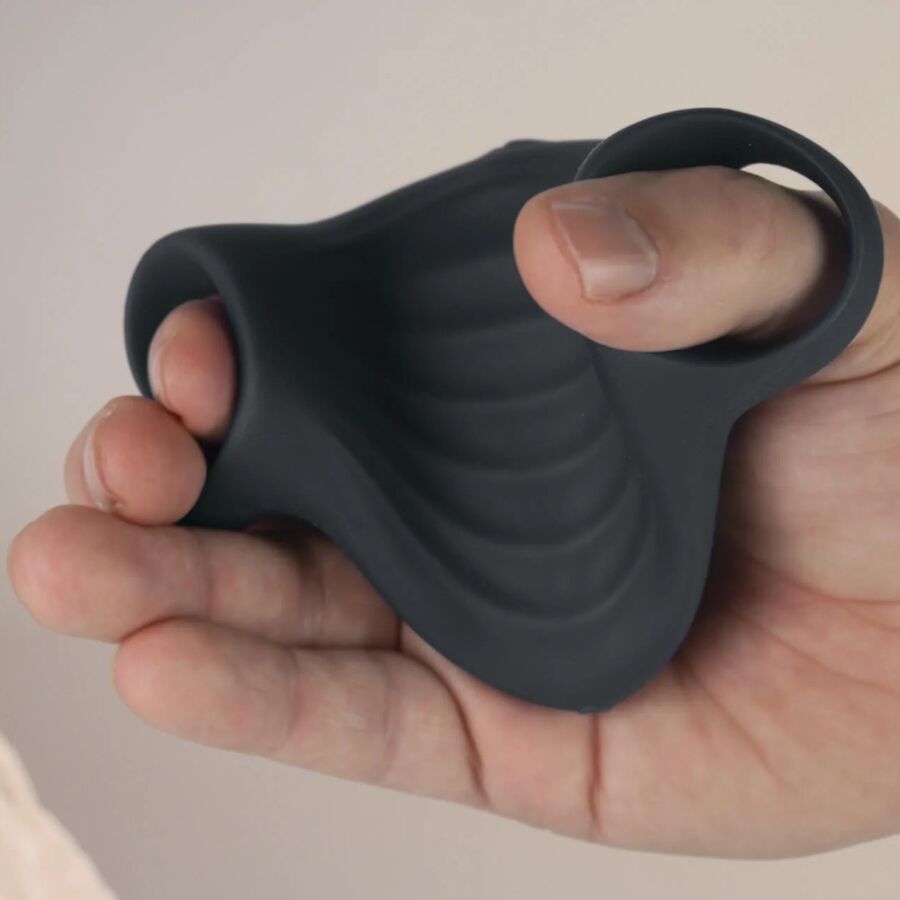 Masturbateur vibrant flexible palm noir — ROCKS-OFF