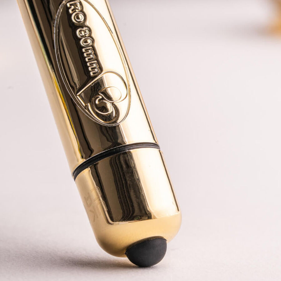 Mini vibromasseur champagne doré — ROCKS-OFF