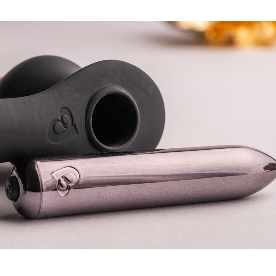 Plug anal avec anneau vibrant double stimulation — ROCKS-OFF