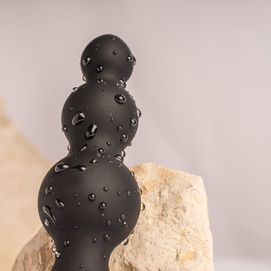 Plug anal vibrant à billes progressives — ROCKS-OFF