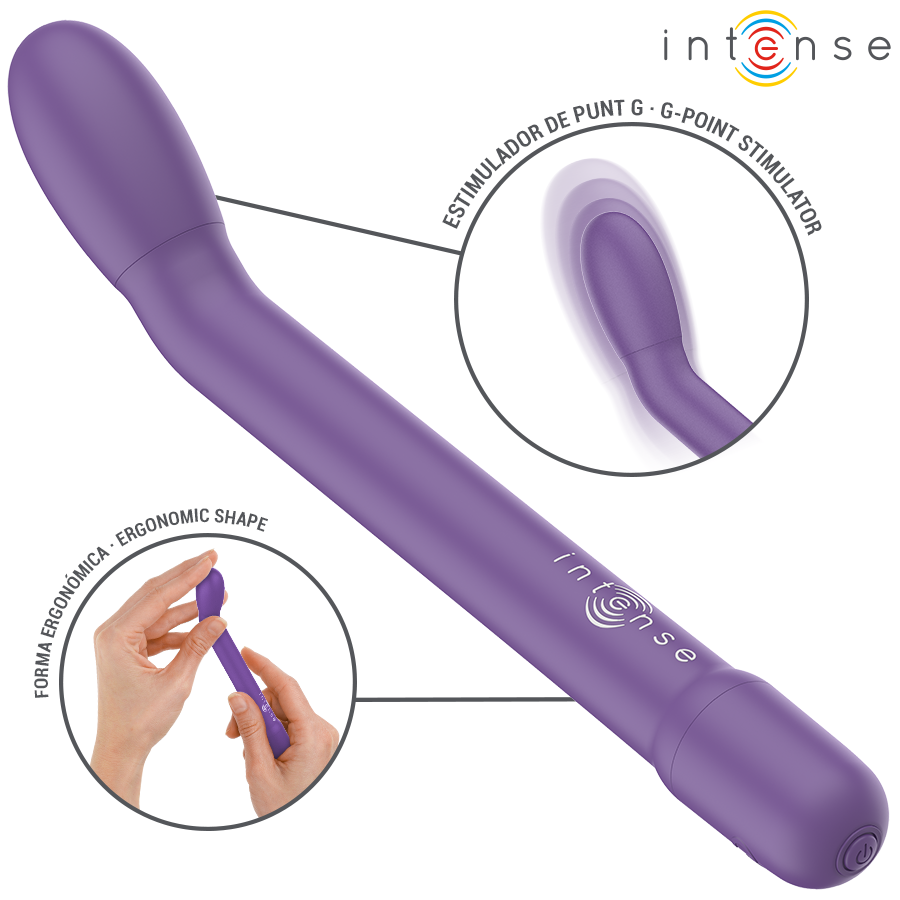 Stimulateur point G rechargeable Karlie violet — INTENSE HIGH TECH