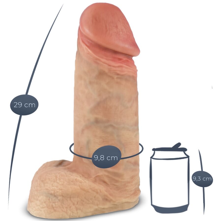 Pénis réaliste extra-large en silicone Xtreme Premium 28 cm — SILEXD