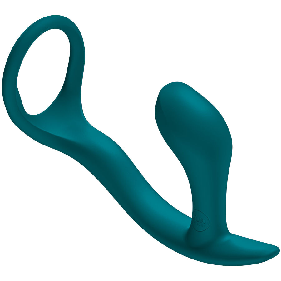 Duo anneau pénien et plug anal vert — FUN FACTORY