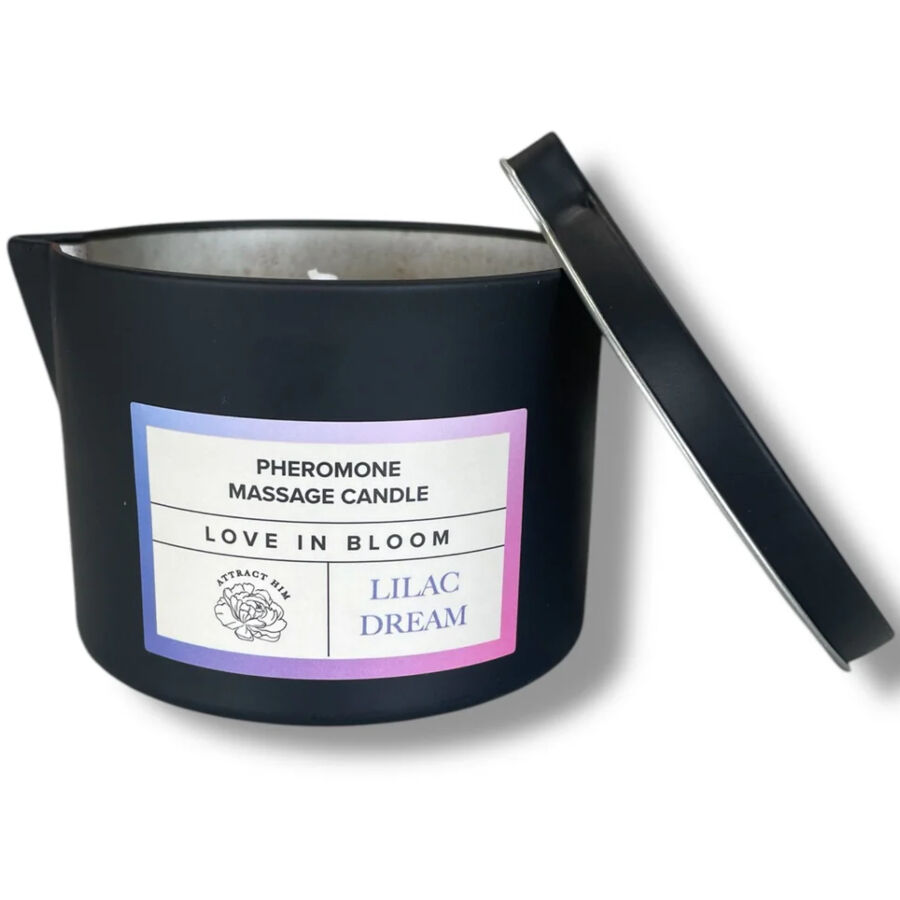 Bougie de massage parfumée aux phéromones Lilac Dream — EYE OF LOVE