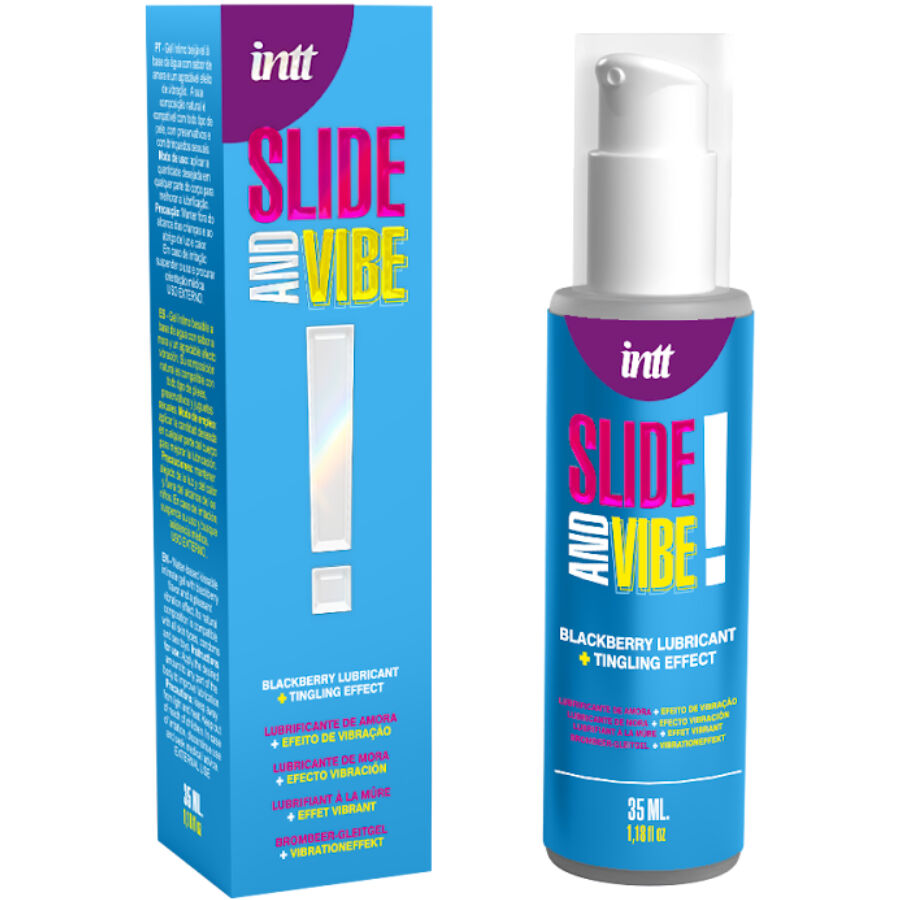 Lubrifiant vibrant effet picotement à base d'eau goût mûre – INTT RELEASES