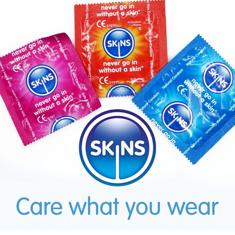 Pack de 8 préservatifs premium assortis — SKINS
