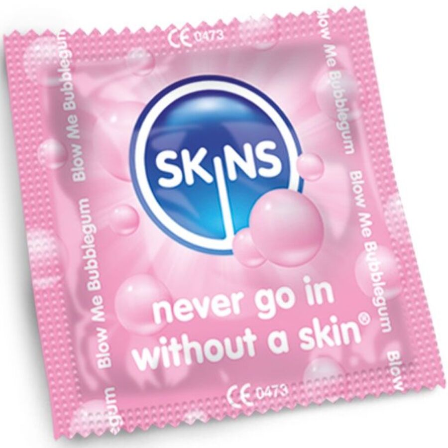Pack de 8 préservatifs premium bubble gum — SKINS