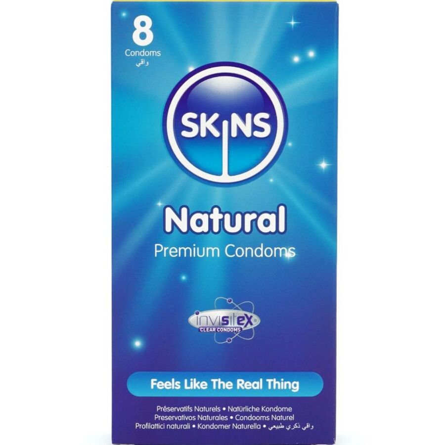 Préservatifs naturels ultra-fins pack de 8 — SKINS