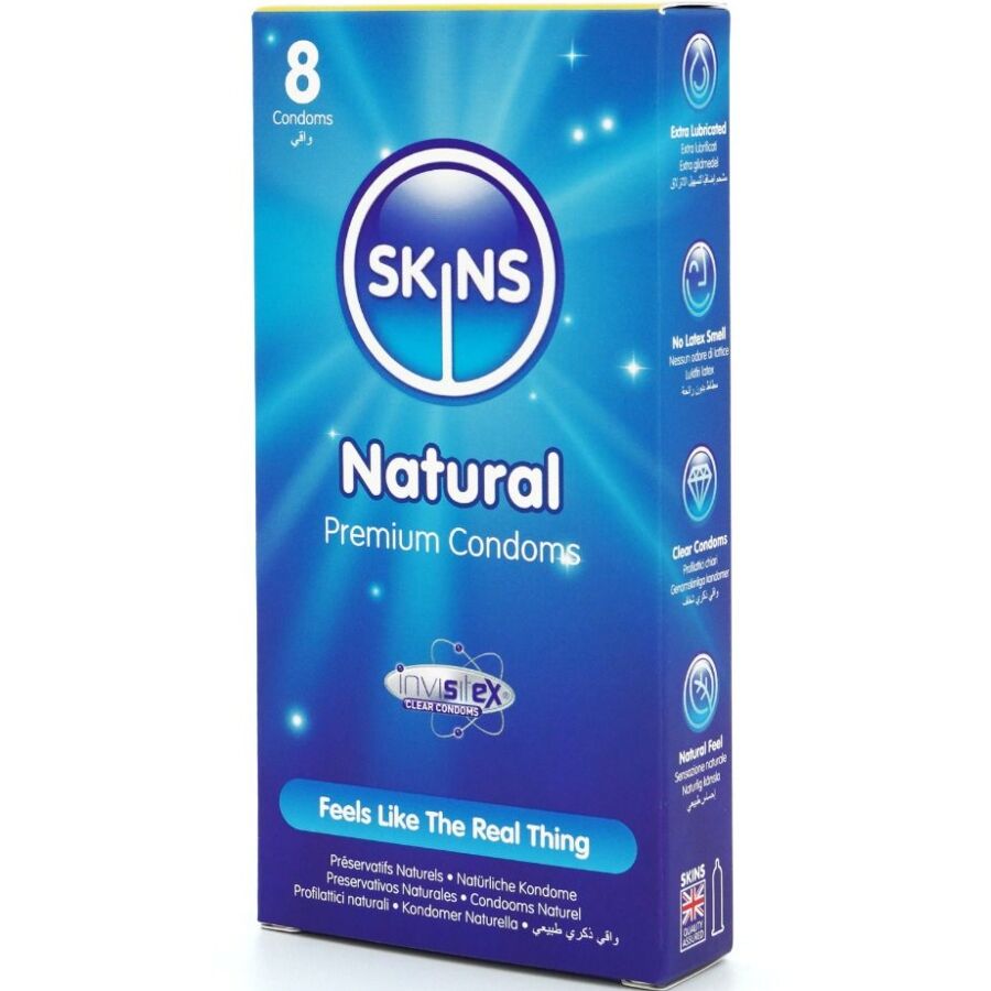 Préservatifs naturels ultra-fins pack de 8 — SKINS