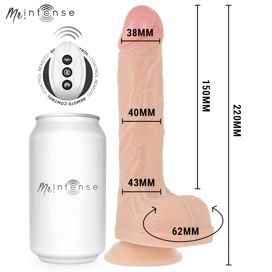 Brosnan, gode vibrant multifonctionnel réaliste — MR. INTENSE HIGH TECH