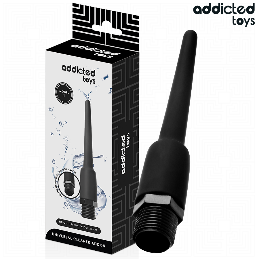 Nettoyant anal doux avec adaptateur universel — ADDICTED TOYS