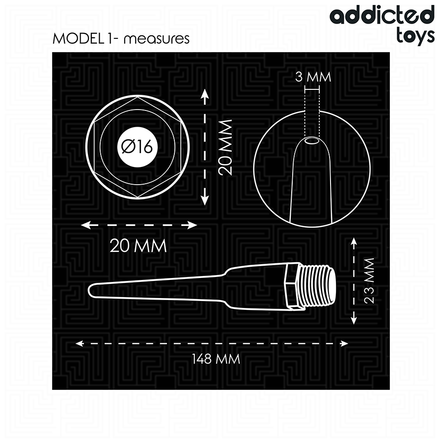 Nettoyant anal doux avec adaptateur universel — ADDICTED TOYS