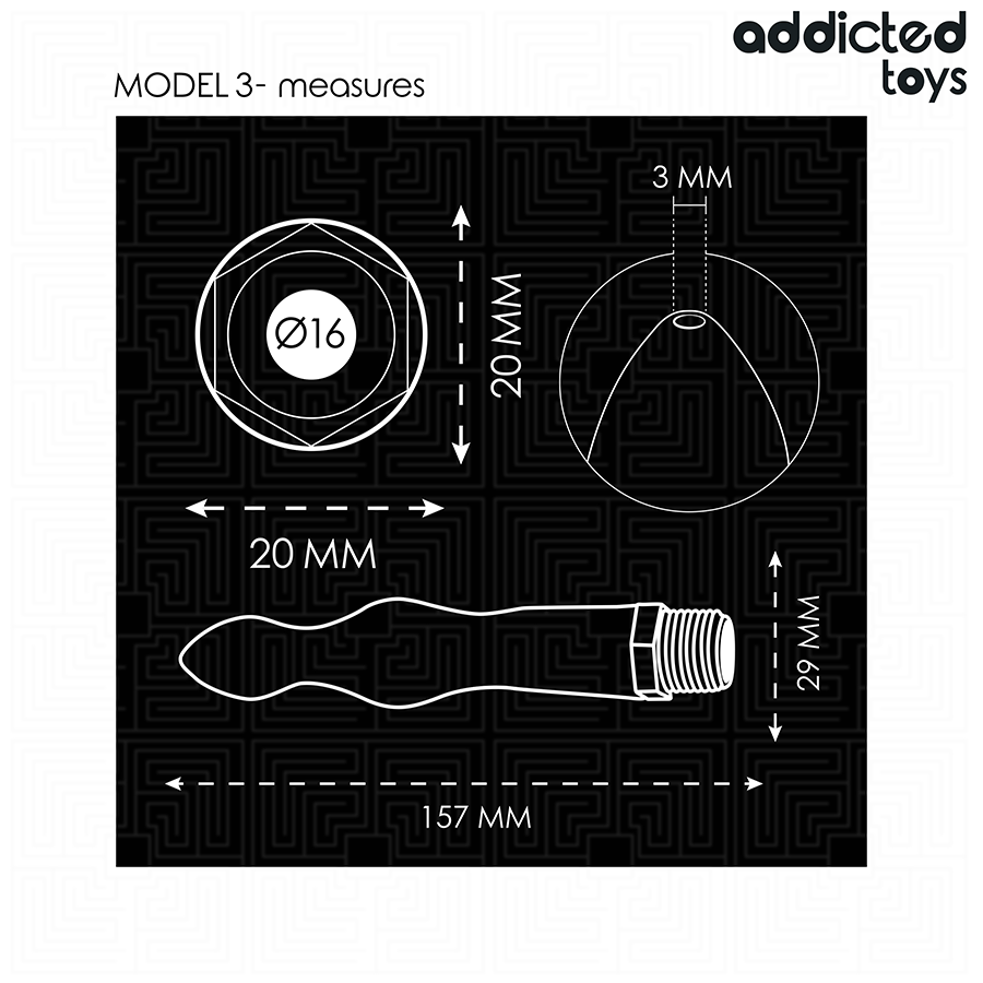 Cuidado íntimo anal suave com adaptador universal — ADDICTED TOYS