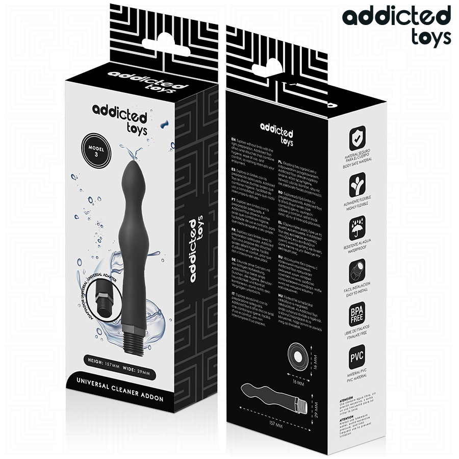 Cuidado íntimo anal suave com adaptador universal — ADDICTED TOYS