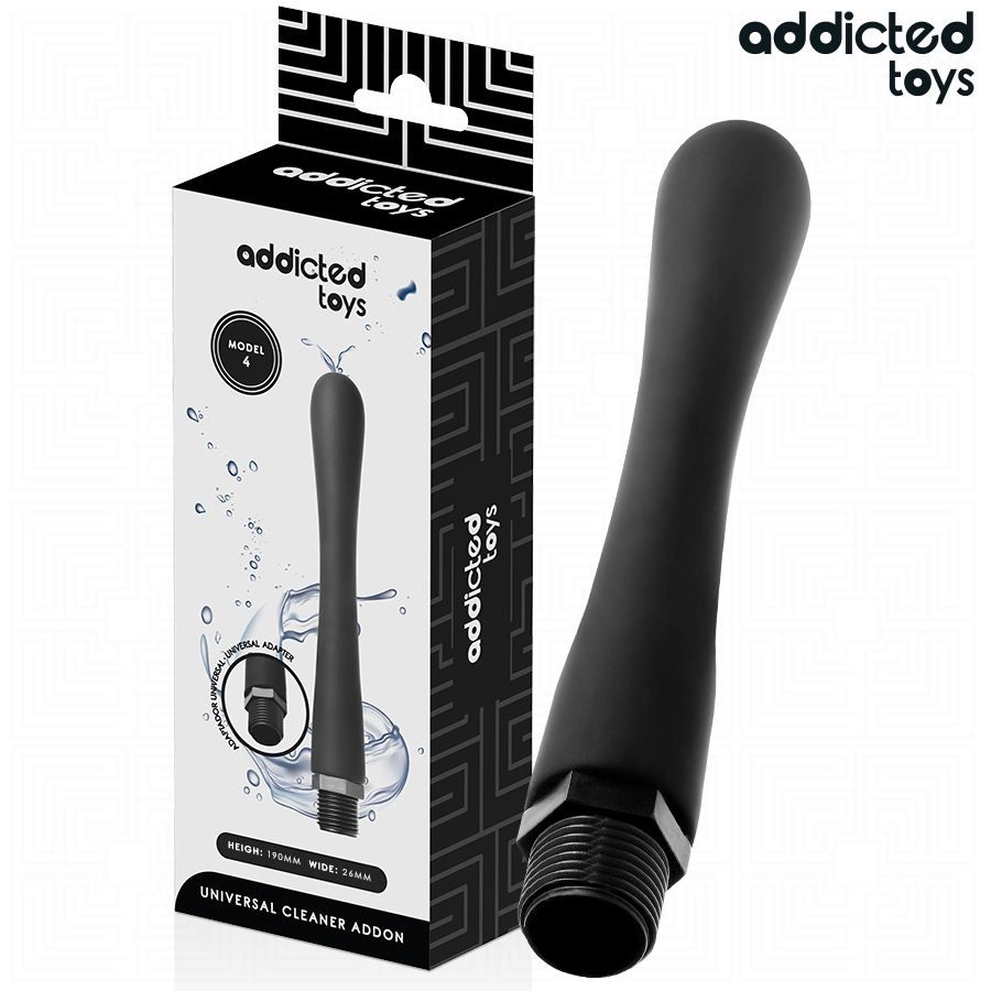 Nettoyeur anal avec adaptateur universel modèle 4 — ADDICTED TOYS
