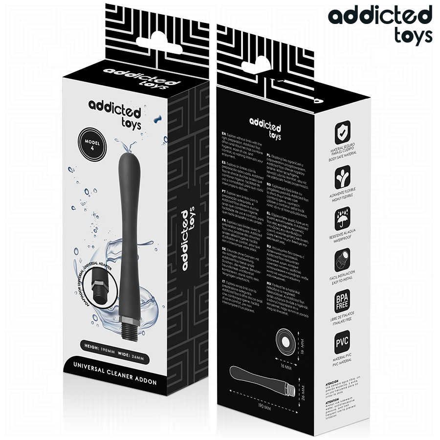 Limpeza anal com adaptador universal modelo 4 — ADDICTED TOYS