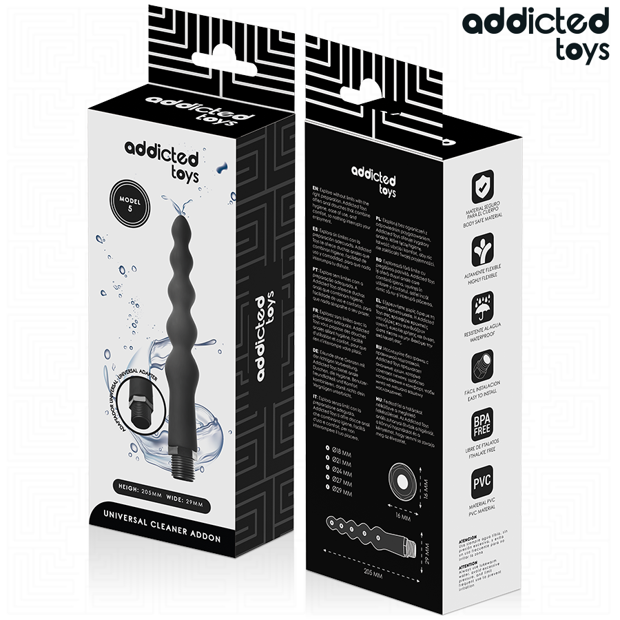 Limpeza Anal com Adaptador Universal — ADDICTED TOYS