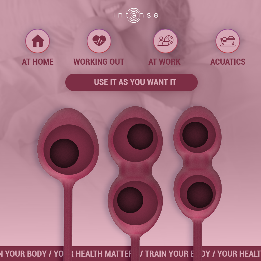 Kit de boules de Kegel Charli progressif — INTENSE HEALTH KEGEL