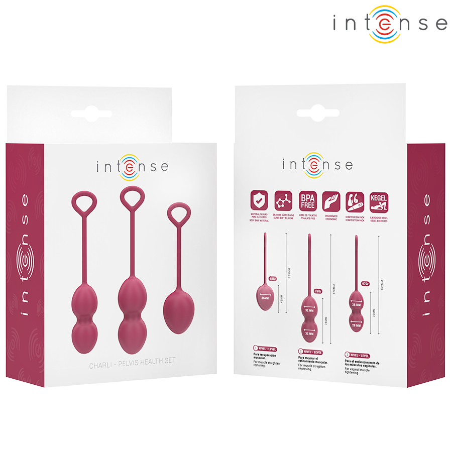 Kit de boules de Kegel Charli progressif — INTENSE HEALTH KEGEL