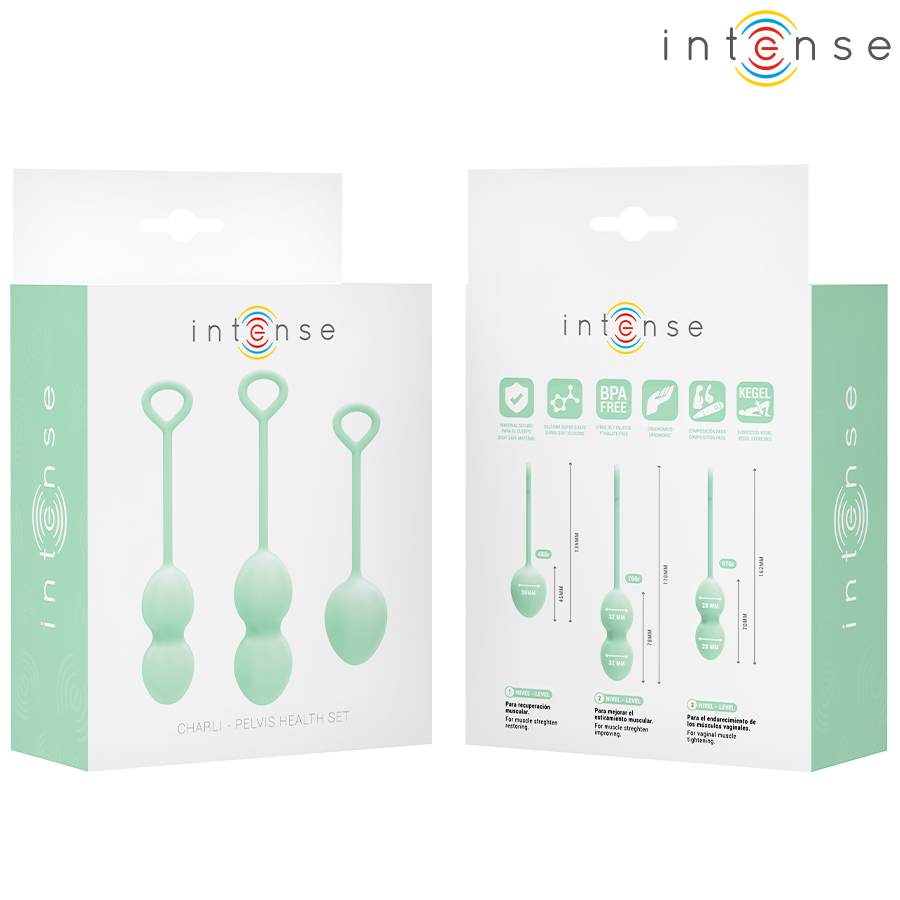 Kit de boules de Kegel progressif Charli — INTENSE HEALTH KEGEL