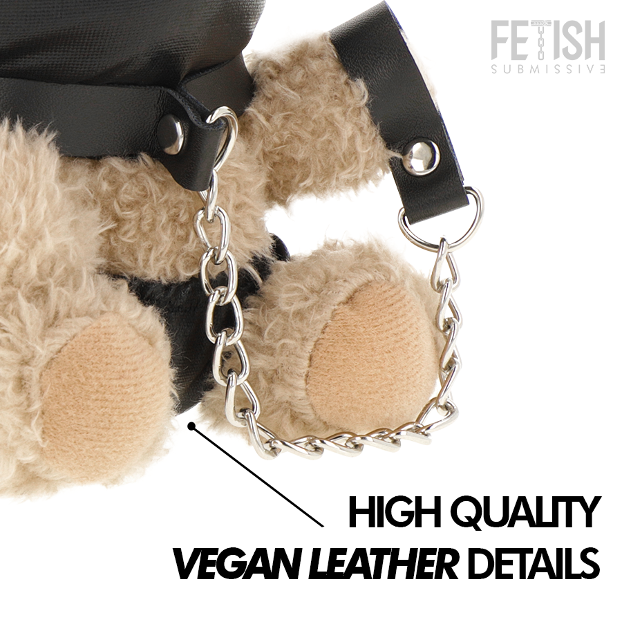 Ours en peluche fétichiste Momo capuche bondage — FETISH SUBMISSIVE REBEL TOYS