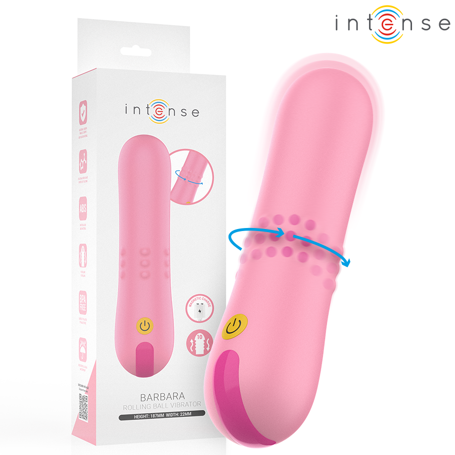 Vibromasseur à billes rotatives double stimulation — INTENSE FUN TOYS