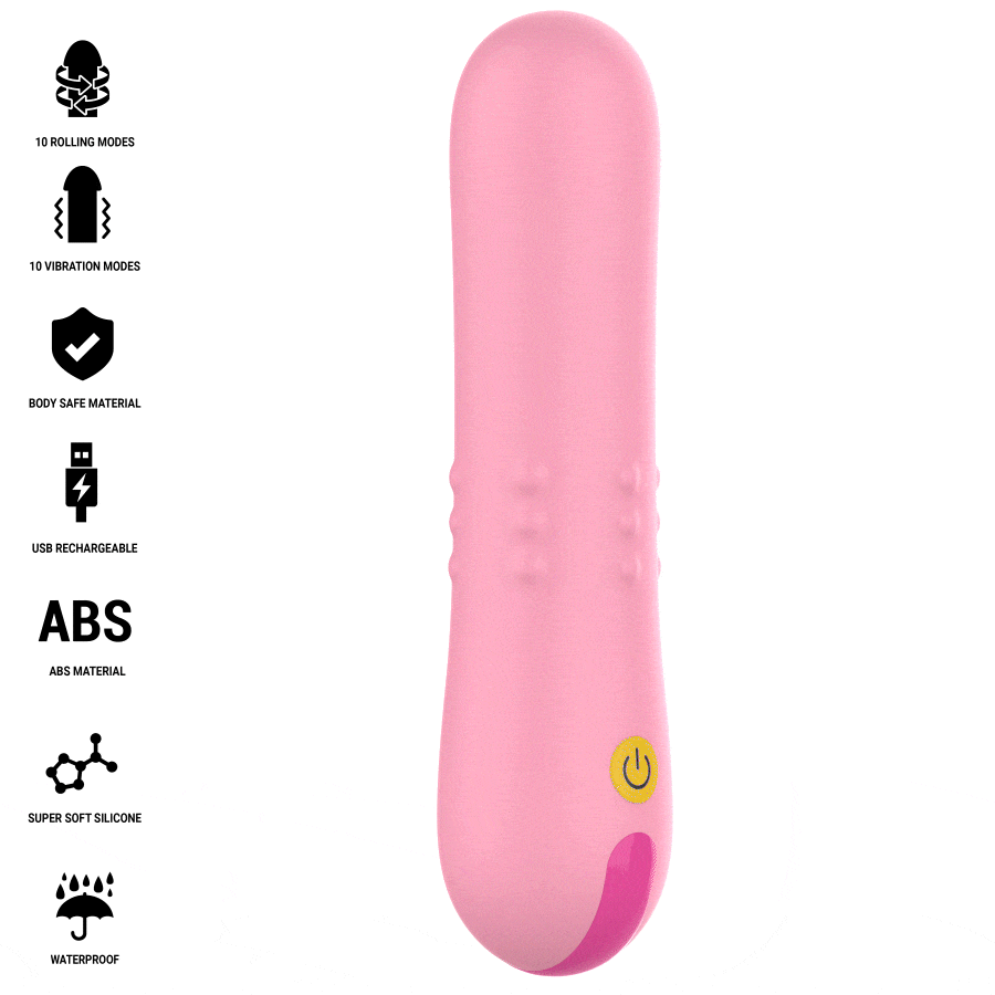 Vibromasseur à billes rotatives double stimulation — INTENSE FUN TOYS