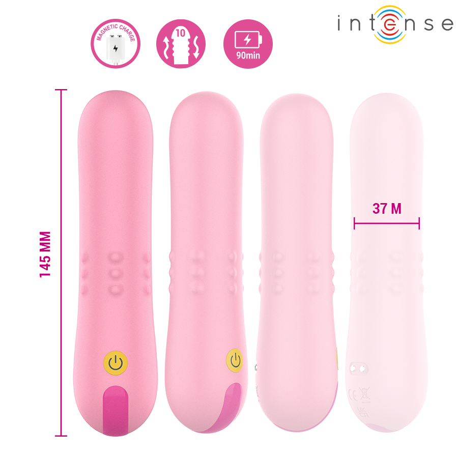 Vibromasseur à billes rotatives double stimulation — INTENSE FUN TOYS