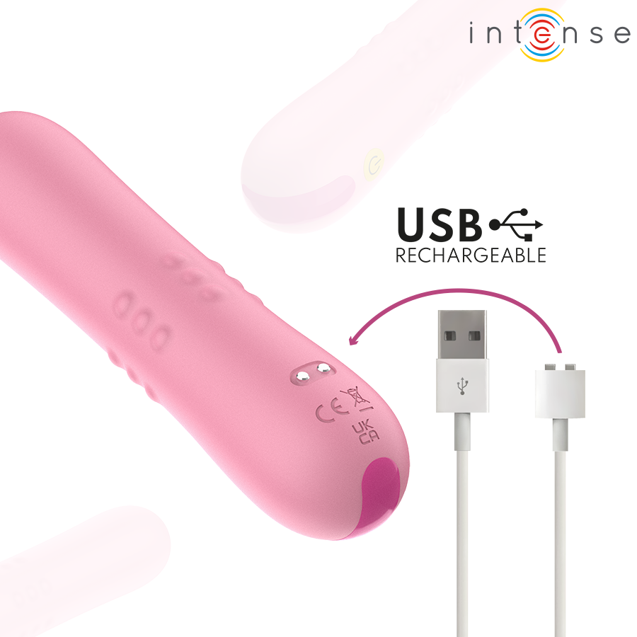 Vibromasseur à billes rotatives double stimulation — INTENSE FUN TOYS