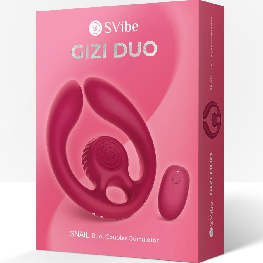 Stimulateur double pour couples télécommandé — SNAIL VIBE
