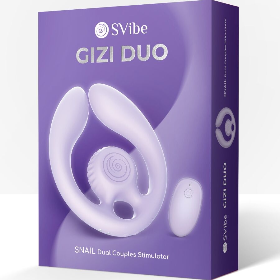 Stimulateur double pour couples télécommandé — SNAIL VIBE