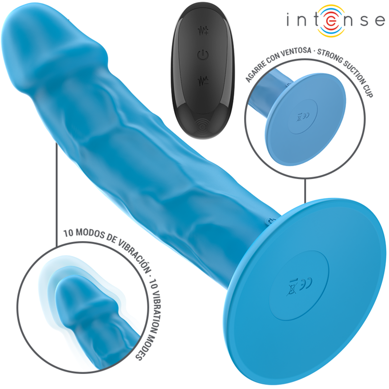 Vibrateur réaliste télécommandé 10 modes — INTENSE REMOTE CONTROL
