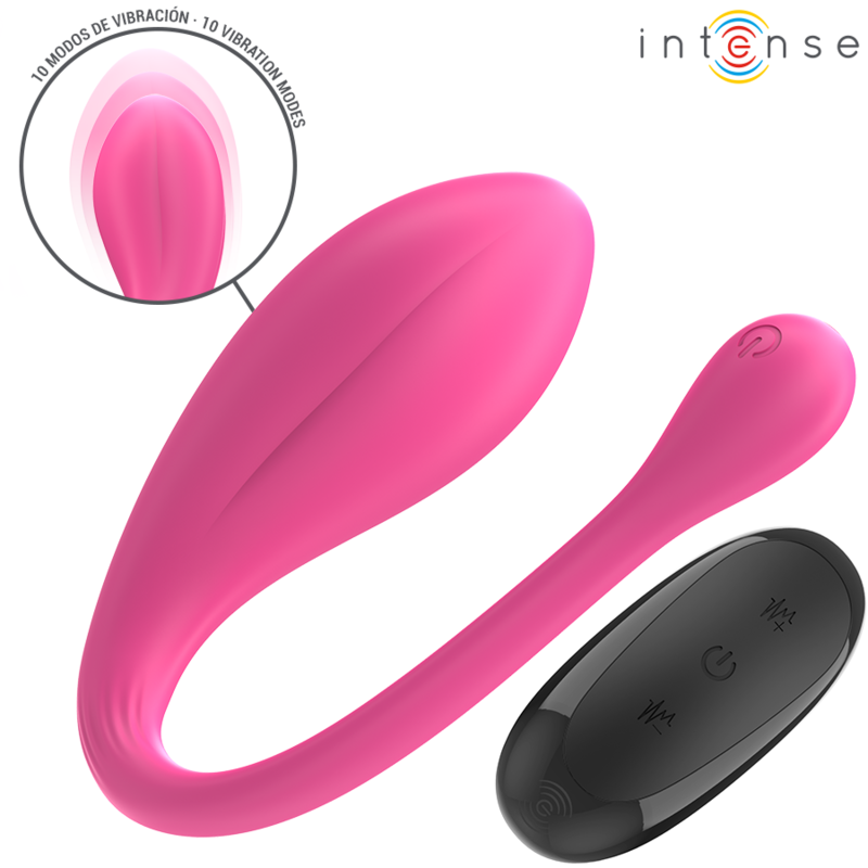 Vibrateur double stimulation en U — INTENSE REMOTE CONTROL