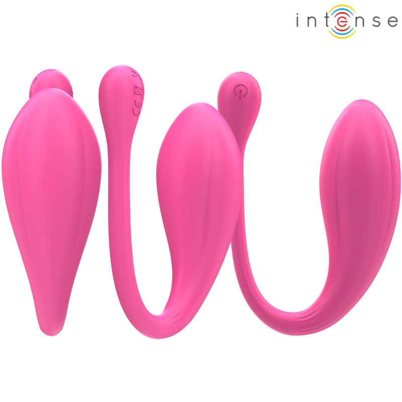 Vibrateur double stimulation en U — INTENSE REMOTE CONTROL