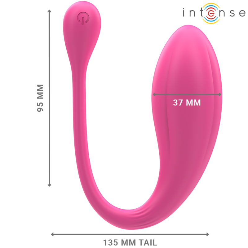 Vibrateur double stimulation en U — INTENSE REMOTE CONTROL