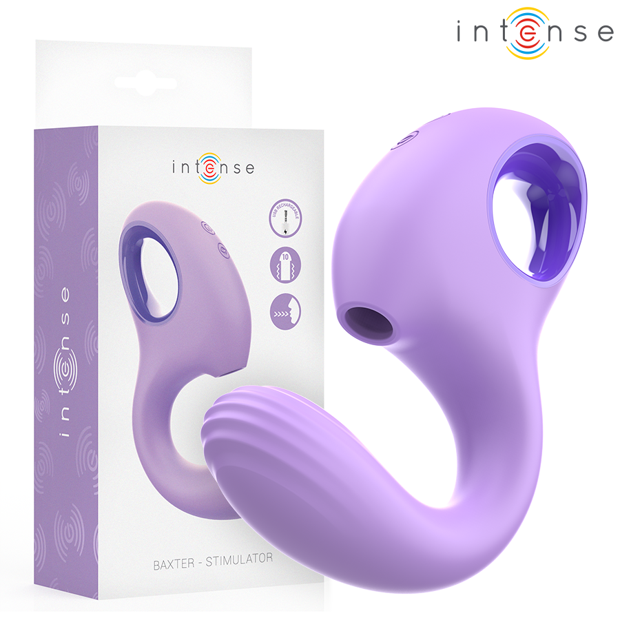 Stimulateur vibrant à aspiration intense — INTENSE HIGH TECH