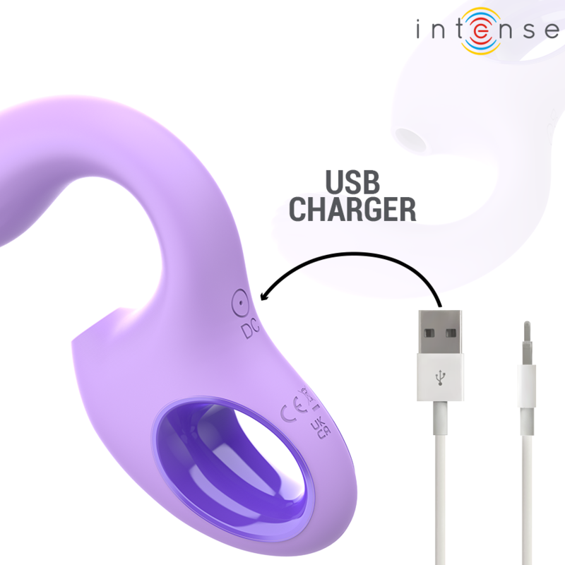 Stimulateur vibrant à aspiration intense — INTENSE HIGH TECH
