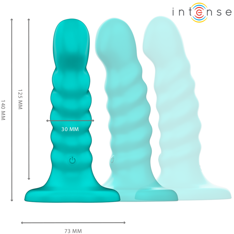 Vibrateur design spirale taille S télécommandé — INTENSE REMOTE CONTROL